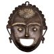 Brass Metal Smiley Mask Tribal Dhokra Art