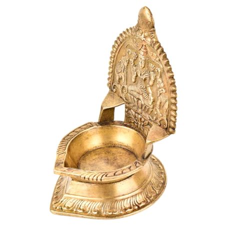 Handmade Worship Bronze Small Pooja Lamp