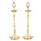 Traditional Karaikudi Vilakku  Brass (Pair) Oil Lamps