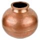 Brass Water Vessel Indian Handcrafted Lota In Copper Finish