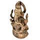 Brass Ganesha Murti Sitting Statue With Mooshak