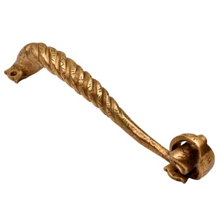 Golden Brass Solid Furniture Hardware Ornate Door Handle Pull