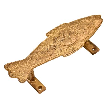 Fish Design Brass Drawer Door Pulls Handle