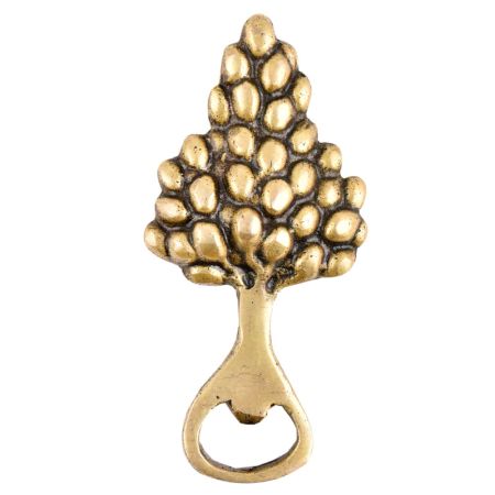 Grapes Brass Bottle Opener