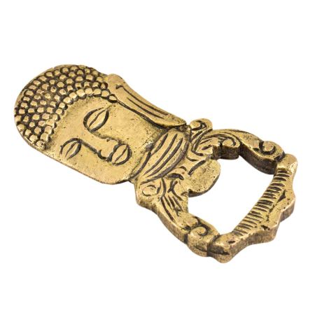 Brass Buddha Head Bottle Opener