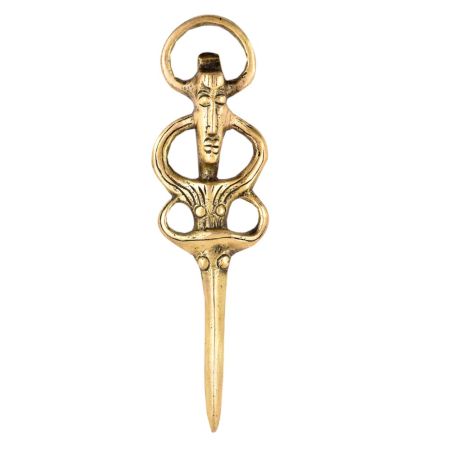 Brass  Opener Unusual Sword Tribal Face