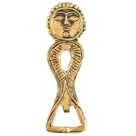 Brass Sun God Bottle Opener