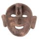 Brass Tribal Wall Hanging Mask Laughing Face Naga Art Lady Head