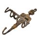 Handmade Tribal Serpent Goddess Brass Hooks