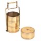India Old  Brass Tiffin lunch Box With 4 Compartment