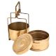 Full Brass Two Tiered Tiffin BoxÂ Kitchen Collection