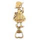 Girl Brass Bottle Opener Carrying A Pitcher