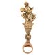 Brass Cartoon Character Bottle Opener On Tribal Floral Stand