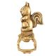 Brass Squirrel Figural Bottle Opener