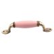 Pink Small Ceramic Antique Door Handles