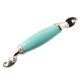 Sea Green Small Ceramic Silver Door Handles
