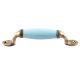 Turquoise Small Ceramic Antique Door Handles