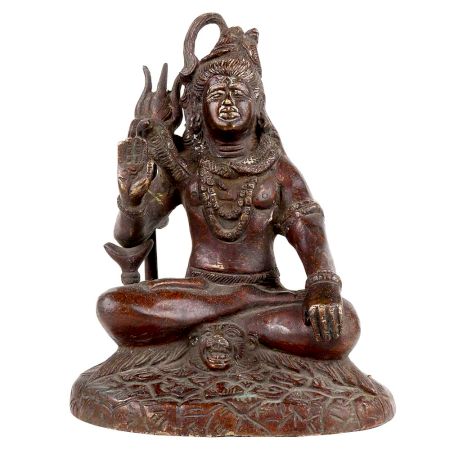 Lord Shiva Brass Statue Meditation Statue