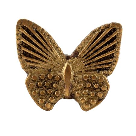 Butterfly Brass Cabinet Knob