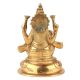 Brass Goddess Lakshmi Statue Sitting Position