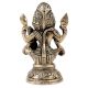 Brass Lord Narsingh and Goddess Lakshmi Statue
