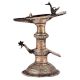 Traditional Brass Oil lamp Peacock Deepak Diya Stand Showpiece