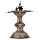 Handcrafted Ritual Brass Oil Lamp Diya StandÂ With Several  Peacock Figurines