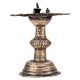 Brass Traditional Oil Lamp Peacock Figurine On Top