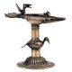 Brass Oil Lamp From Orissa Dhokra WorkÂ Bird Figurines