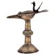 Peacock Brass Oil Lamp Traditional Handmade Worship lamp