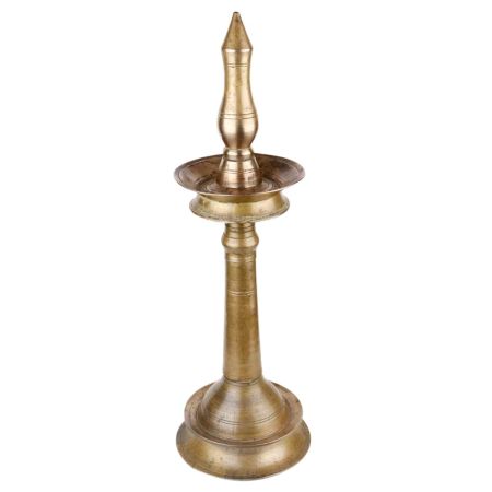 Brass Oil Lamp Kerala Deepam Solid Brass Material