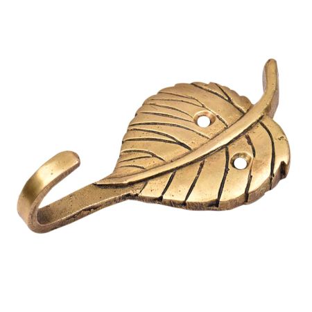Brass Small Betel Leaf Wall Hook