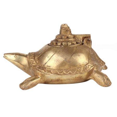 Handmade Brass Turtle Storage Box
