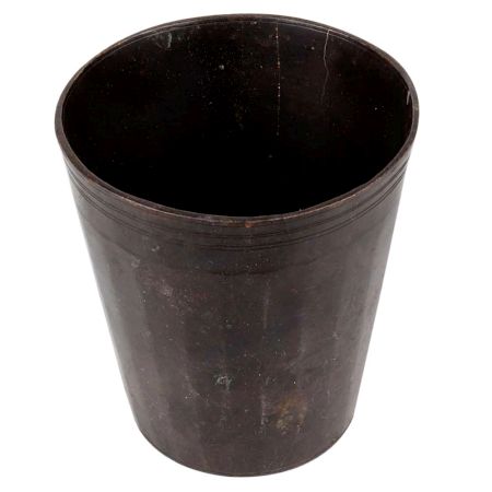Brass Glass Shape Holy Water Pot  With Black Finish