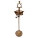 Brass Oil Lamp With Detachable Screw Ceremonial Lamp