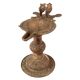 Brass Oil Lamp Dhokra Brass Metal Hand oil Lamp/ Samai
