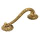Handmade Brass Door Handle Floral Leaf Drawer Pulls