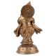Standing Brass Ganesha Statue With Musical Instrument (Dholak )Decorative Showpiece