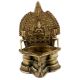 Handcrafted Brass Oil Lamp Big Heavy Brass Table Diya