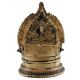 Small Brass Oil Lamp With Intricate Carvings