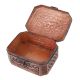 Copper Storage Box With Beautiful Decoration And Arabic Inscription