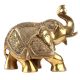 Brass Elephant Statue Trunk Up Gifting Decoration Statues