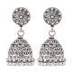 92.5 Sterling Silver Earrings Floral Stud Dangle Jhumkis
