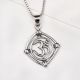 92.5 Sterling Silver Pendant Sanskrit Om Symbol Shiva's Mantra
