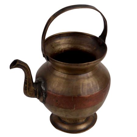 Brass Water Pot Traditional Lota or kamandal With Handle