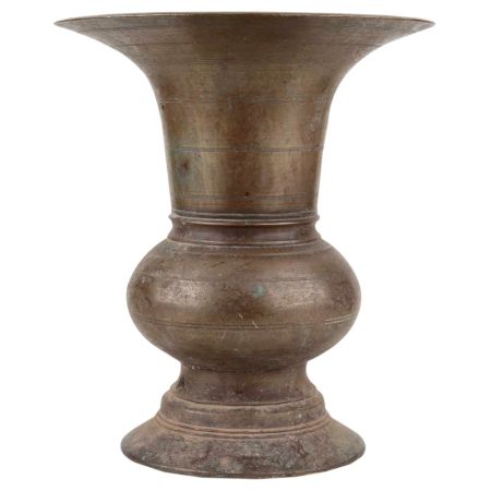 Hand Crafted Brass Pot Urn Shape For Home And Office Decoration