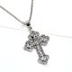92.5 Sterling Silver Pendant Holy Cross Designer Maize Jewelry