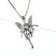 92.5 Sterling Silver Pendant Guardian Angel For Good Luck