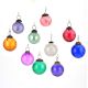Set of 10 Multicolored Glass Christmas Ornaments Christmas Tree Hanging