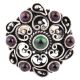 92.5 Sterling Silver Ring Traditional Stoned Delight Party Wear Ring (Free Size)